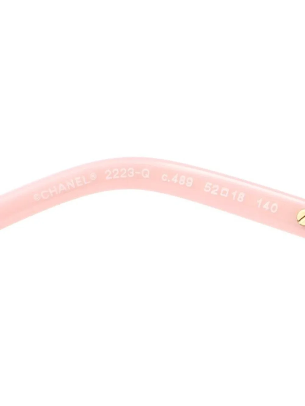 Chanel Sunglasses Eyewear Gold Panto Shape Optical